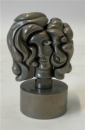 Miguel Berrocal "Portrait de Michèle" 1969
scultura - multiplo in Zamak nichelat