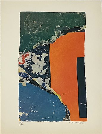 Mimmo Rotella "Senza titolo" 
stampa offset
cm 68x50
firmata e numerata III/XL i