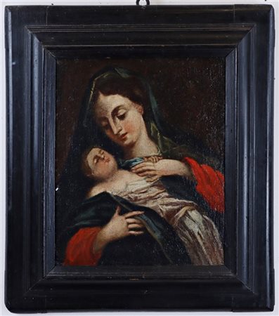 Ignoto, antico dipinto raffigurante "Madonna con Bambino"

olio su tela (cm 38x