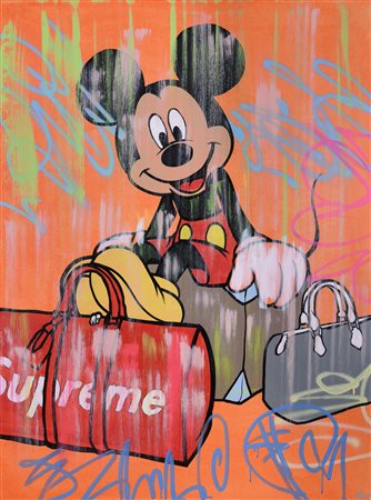 DIPINTO MICKEY MOUSE DI DILLON BOY