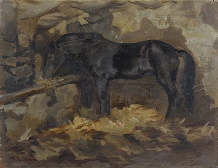 DIPINTO CAVALLO DI ILIO GIANNACCINI