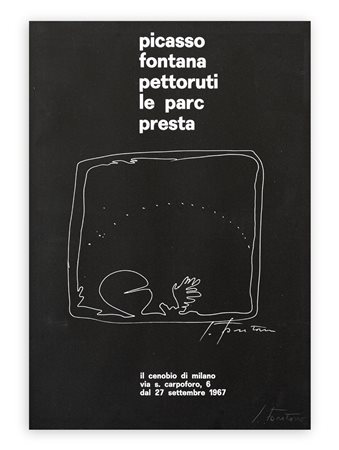 MANIFESTO D'ARTE (Picasso, Fontana, Pettorutti, Presta)
-  Titolo, 1967