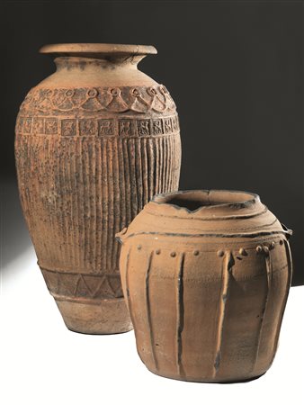 Pithos ceretanoMateria e tecnica: impasto bruno ricco di inclusi micacei,...