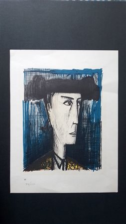 BERNARD BUFFET (1928-1999) Litografia CM 31X24 Anno 1960 Firma in Lastra...