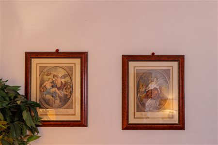 Quattro incisioni raffiguranti Le quattro stagioni
da Watteau