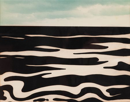 Roy Lichtenstein (New York 1923 - 1997) Landscape 9, 1967;Serigrafia a col....