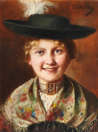 Emma von Müller (Innsbruck 1859 - München/Monaco di Baviera 1925) Giovane...