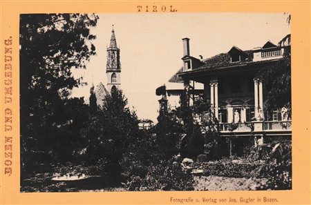 Josef Gugler Il giardino Moser a Bolzano, 1870/80 ca.;4 fotografie, di cui...