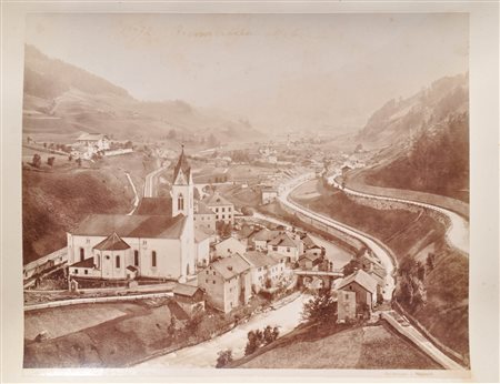 Giorgio Sommer Ferrovia del Brennero, ca. 1890;- St. Jodok, Matrei, Matrei,...