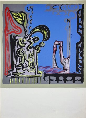 VALLE PAOLO Venezia 1948 "Composizione II"