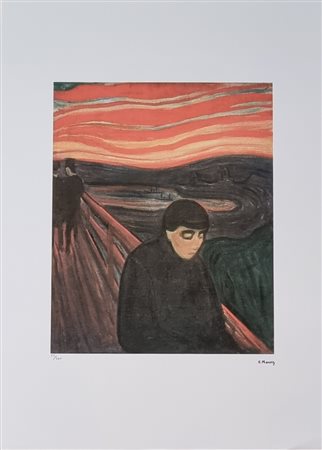 MUNCH EDVARD Norvegia 1863 - 1944 "Senza titolo"