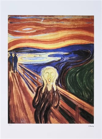 MUNCH EDVARD Norvegia 1863 - 1944 "Senza titolo"