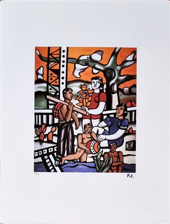 LEGER FERNAND Francia 1881 - 1955 "Senza titolo"