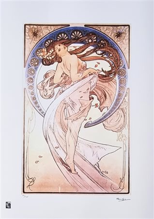 MUCHA ALPHONSE Ivančice 1860 - Praga 1939 "Senza titolo"