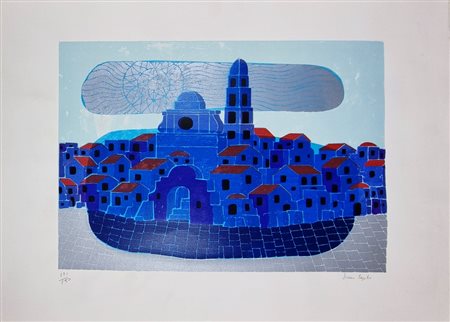 CAPUTO TONINO Lecce 1933 - 2021 "Paesaggio mediterraneo"