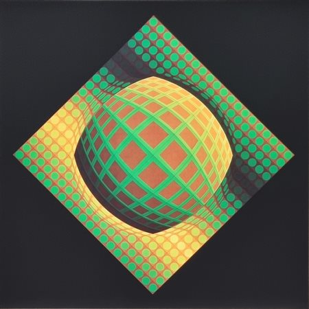 VASARELY VICTOR Ungheria 1906 - Parigi 1997 "Vega-Zett-01"