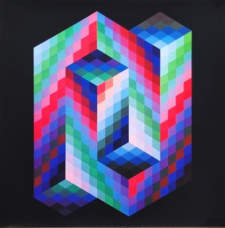 VASARELY VICTOR Ungheria 1906 - Parigi 1997 "Vaar"