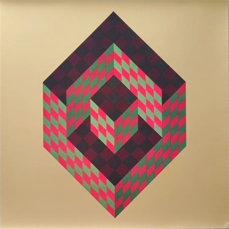 VASARELY VICTOR Ungheria 1906 - Parigi 1997 "Bidim"