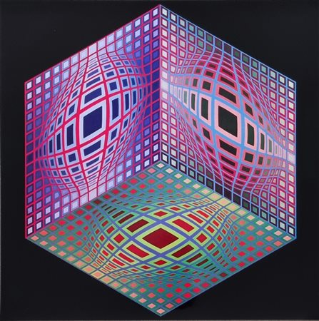 VASARELY VICTOR Ungheria 1906 - Parigi 1997 "Test-2"