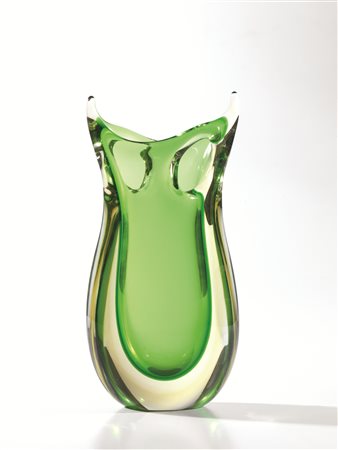 VASOProduzione: Manifattura muranesein vetro sommerso nei toni del verde e...