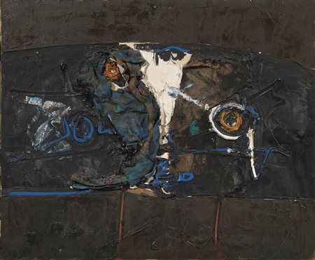 Roberto Crippa(Milano 1921 - Bresso 1972)SENZA TITOLOolio su tela, cm...