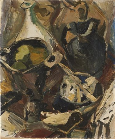 Salvatore Scarpitta "Natura morta" 1940-43
olio su tela
cm 55x46

Provenienza
Co