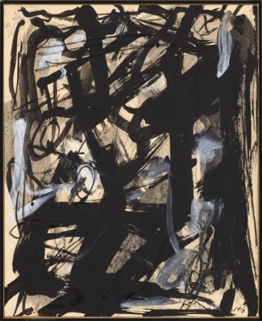 Emilio Vedova "Senza titolo" 1960-1961
inchiostro e pittura a tempera su carta i