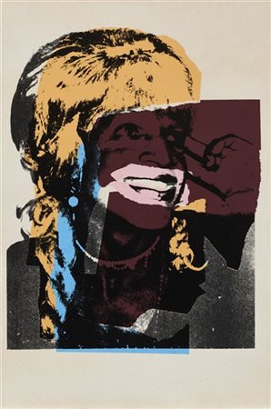 Andy Warhol "Ladies and Gentleman" 1975
serigrafia a colori
cm 109,5x73
Firmata,