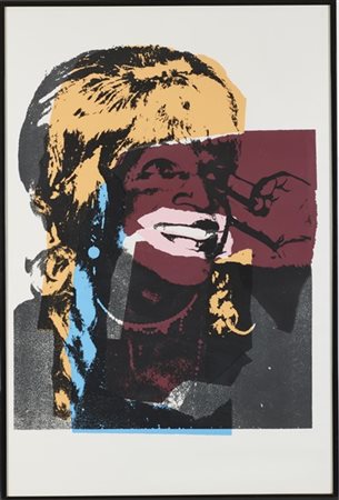 Andy Warhol "Ladies and Gentlemen" 1975
serigrafia a colori
cm 110x73
Firmata e