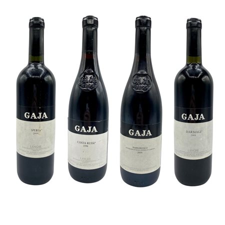  
Gaja, Sperss - Gaja, Russi - Gaja, Barbaresco - Gaja, Darmagi 1998
Italia-Piemonte 0,75