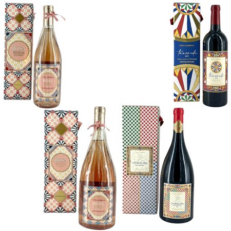  
Donnafugata, Dolce & Gabbana, Cuordilava Etna Rosso - Rosa Rosato Sicilia - Tancredi Edizione Limitata Terre Siciliane 
Italia-Sicilia 