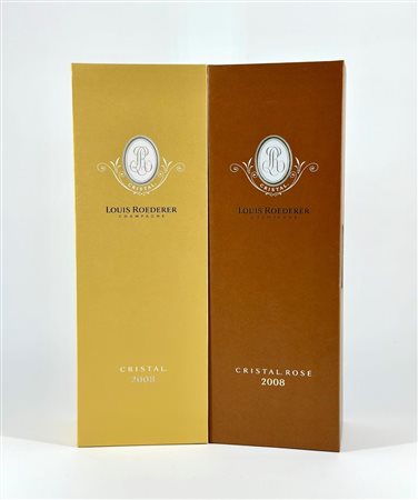  
Louis Roederer, Cristal Brut 2008 - Cristal Rosè 2008 2008
Francia-Champagne 0,75