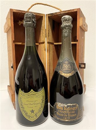  
Moët & Chandon, Dom Pérignon Brut Vintage 2008 - Dom Ruinart Blanc de Blancs Brut 1973 1973
Francia-CHAMPAGNE 0,75