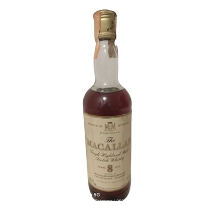  
Macallan Single Highland Malt Scotch Whisky 8 Years Old 
Scozia 0,7