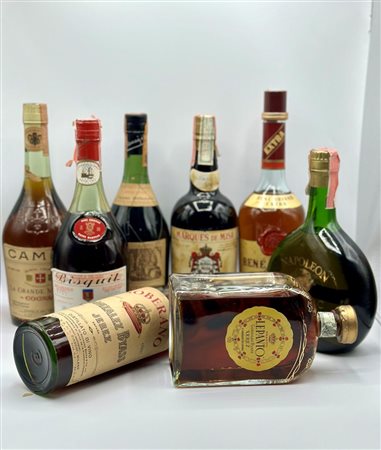  
Lotto di Cognac e Brandy 
Scozia 0,7