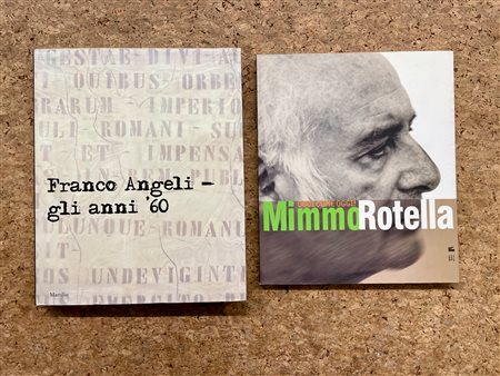 MIMMO ROTELLA E FRANCO ANGELI - Lotto unico di 2 cataloghi