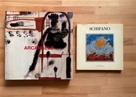 MARIO SCHIFANO E ARCANGELO - Lotto unico di 3 cataloghi