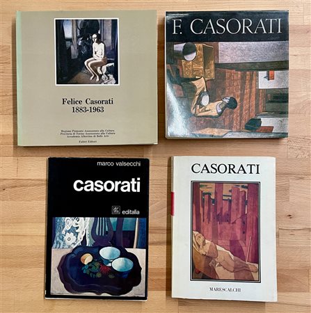 FELICE CASORATI - Lotto unico di 4 cataloghi