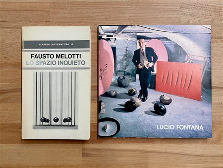 LUCIO FONTANA E FAUSTO MELOTTI - Lotto unico di 2 cataloghi