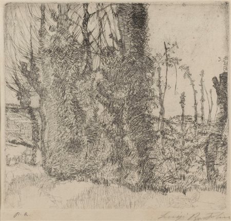 Luigi Bartolini (Cupramontana 1892-Roma 1963)  - Gli alberi giovani