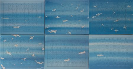 Alighiero Boetti (Torino 1940-Roma 1994)  - Cieli ad alta quota, 1993