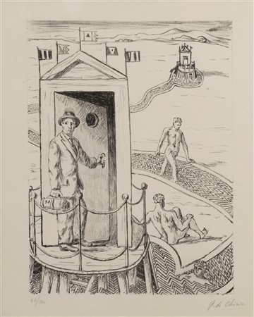 Giorgio de Chirico (Volos 1888-Roma 1978)  - Mythologie, 1934