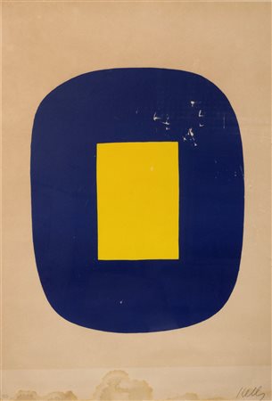 Ellsworth Kelly (Newburgh 1923-Spencertown 2015)  - Blue and Yellow, 1965