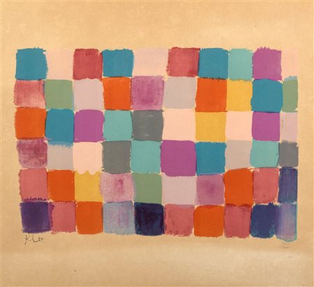 Paul Klee (Munchenbuchsee 1874-Muralto  1940)  - Le damier