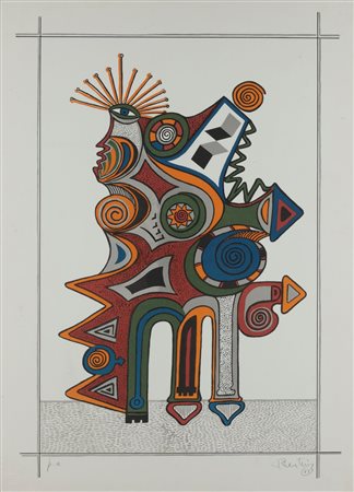 Bertina Lopes (Maputo 1924-Roma 2012)  - Composizione, 1988