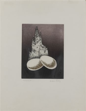 Man Ray (1890-1976)  - Une cathédrale (dalla cartella Electro Magie), 1968/'72