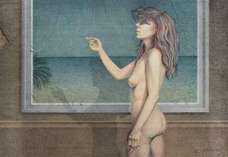 Giuseppe Modica (Trapani 1953)  - Nudo femminile, 1983