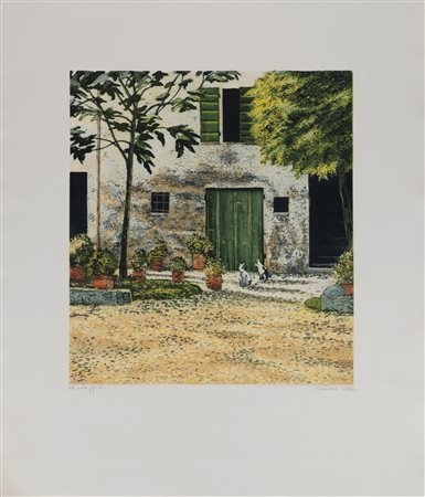 Antonio Saliola (Bologna 1939)  - Al sole, 1982