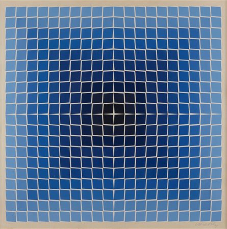 Victor Vasarely (Pécs 1906-Parigi 1997)  - Senza titolo