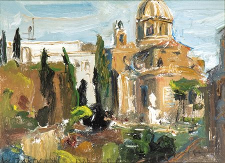 WLODZIMIERZ ZAKRZEWSKI (San Pietroburgo  1916-Polonia 1992), San Carlo al Corso a Roma